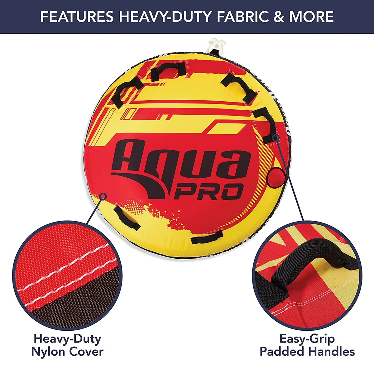 Heavy Duty Nylon Deck Style Towable 1 Person Rider W753908