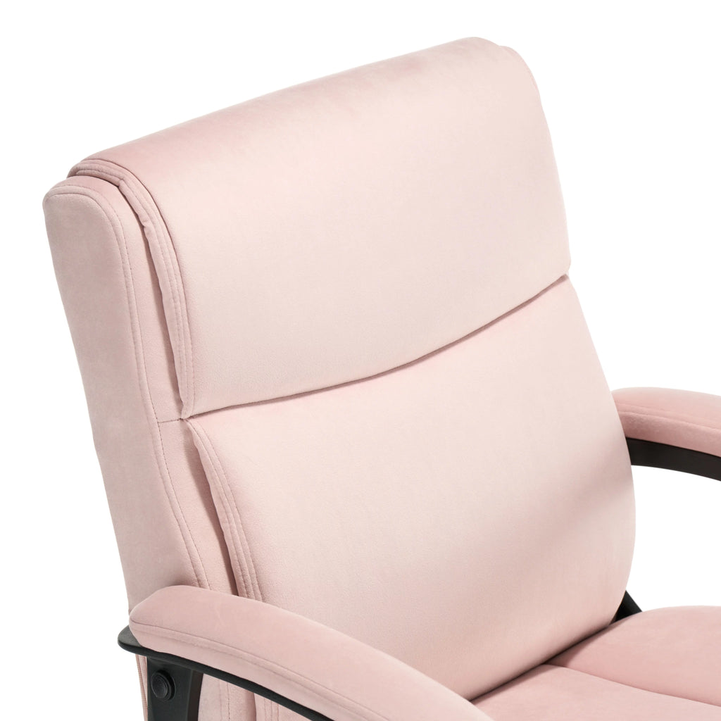 Pink Ergonomic Mid Back Desk Chair Z6609