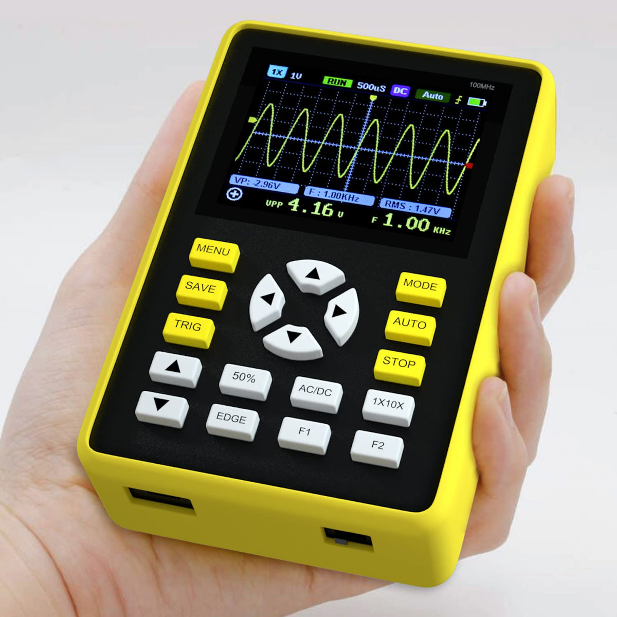 2.4-inch Digital Handheld Pocket Oscilloscope 500MS/s 100MHz Pack of 2 D317