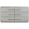 6 Drawer Cotton Gray Dresser X99201