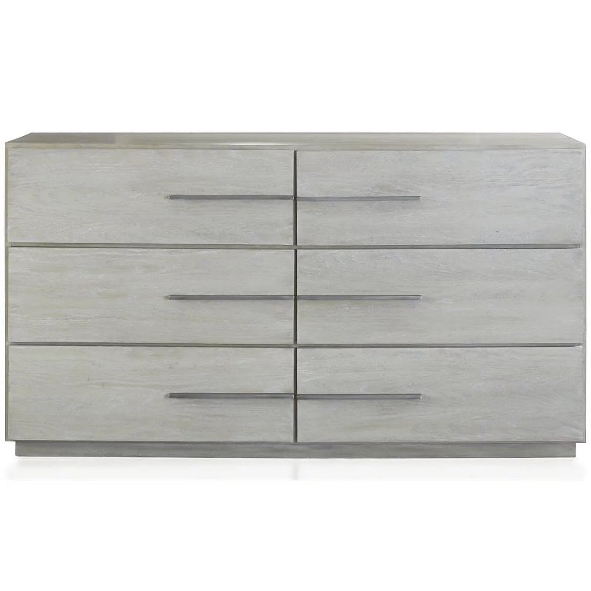 6 Drawer Cotton Gray Dresser X99201