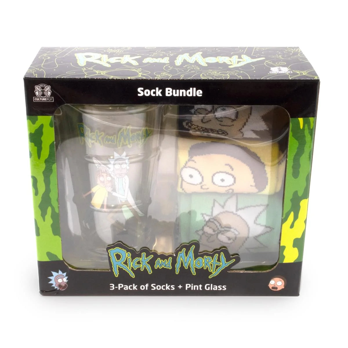 Pint Glass and Sock Bundle R2141