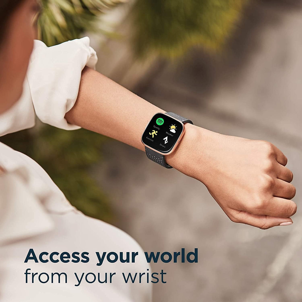 Black/Carbon Smartwatch with Heart Rate S93561