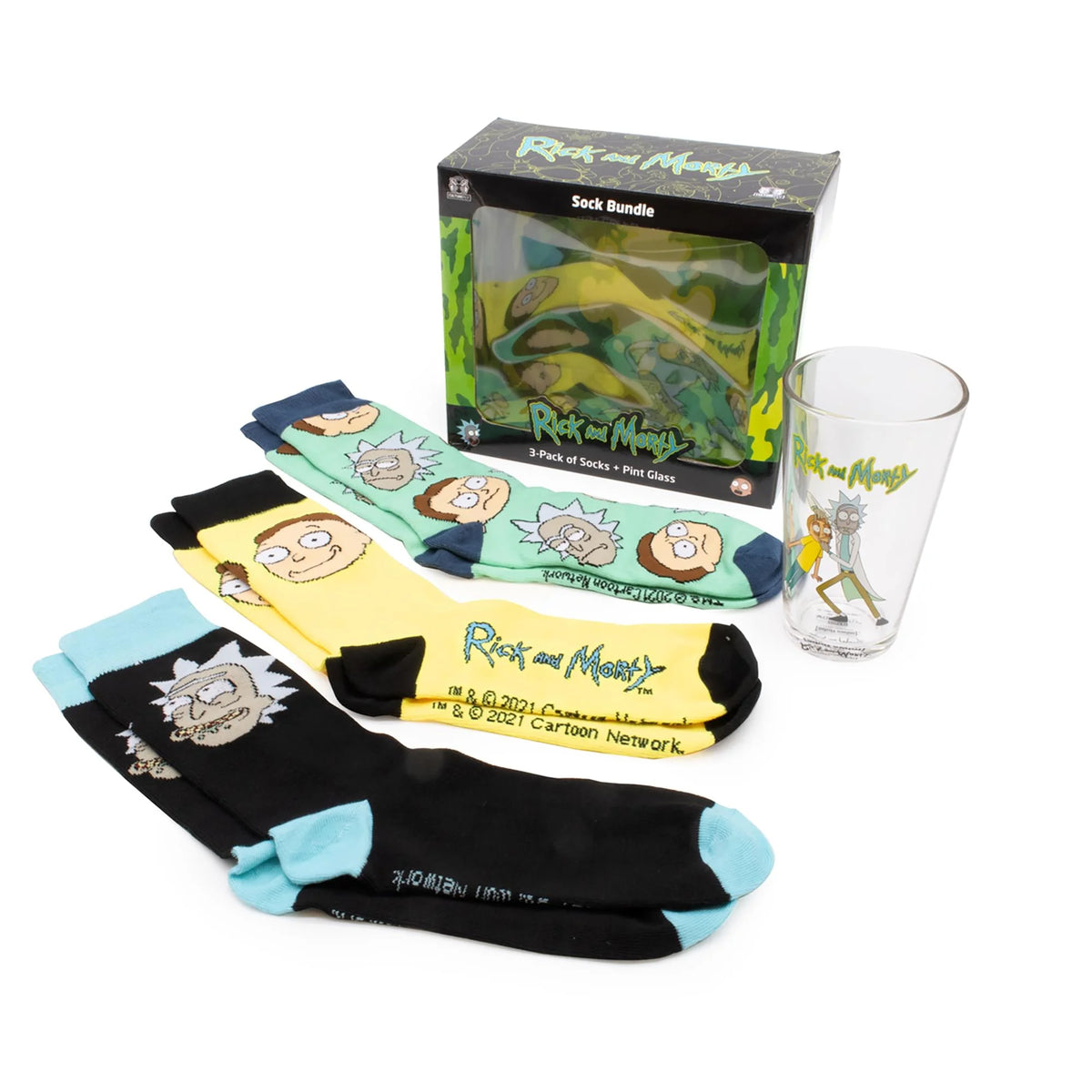 Pint Glass and Sock Bundle R2141