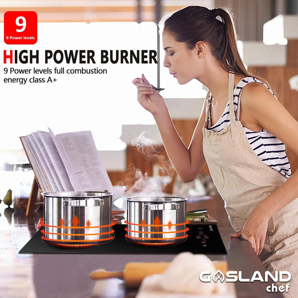 2 Burners Ceramic Glass Electric Cooktop M847289