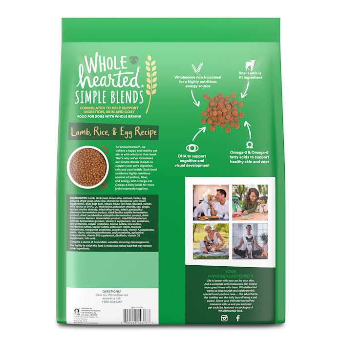 Lamb Rice & Egg Recipe Dry Food J496