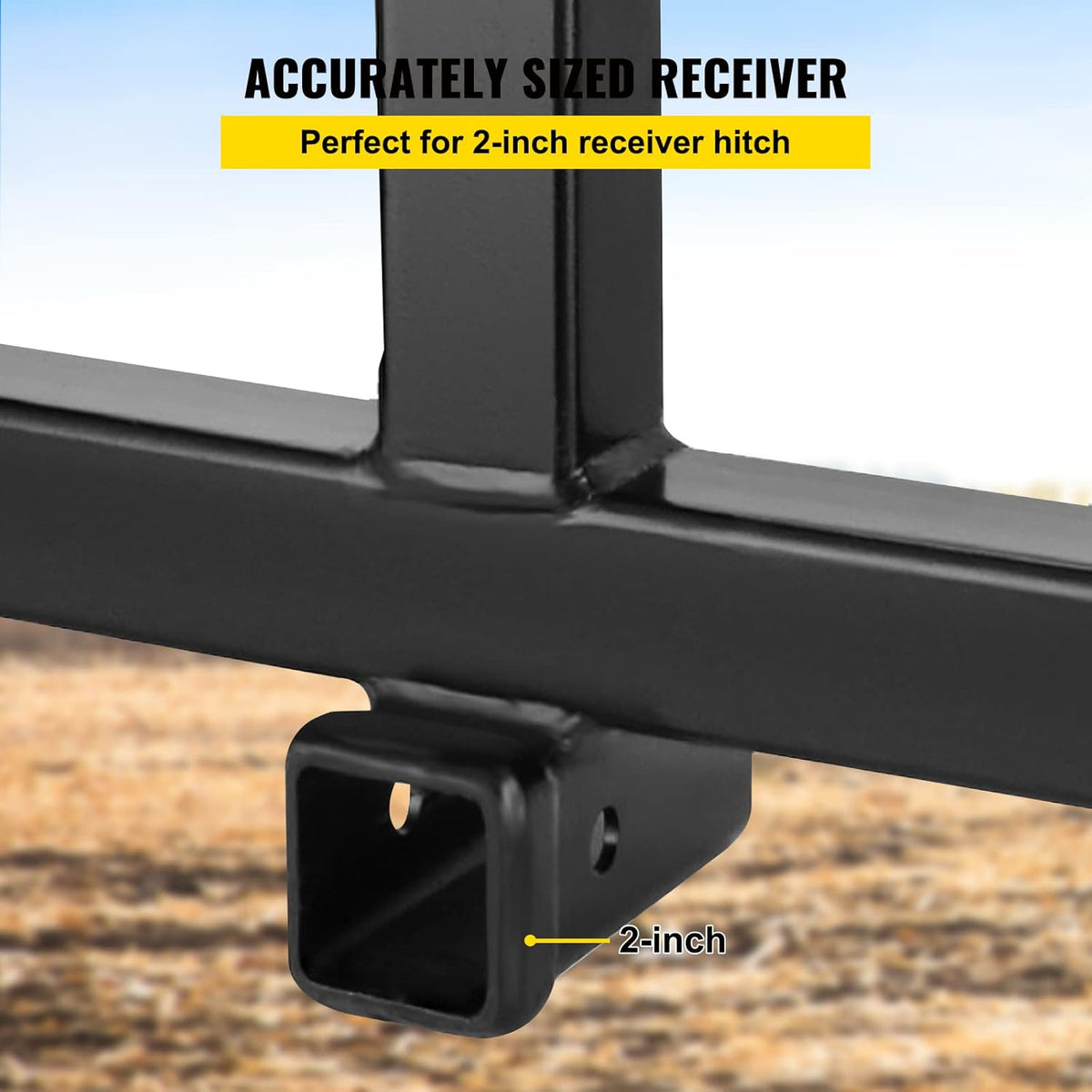 3 Point Trailer Hitch Heavy Duty 2In Receiver Hitch Category 1 33In Black D312016
