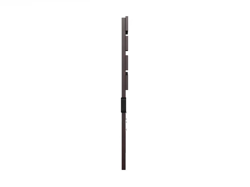 Espresso Twin Wood Panel Headboard with 2 USB Ports D852