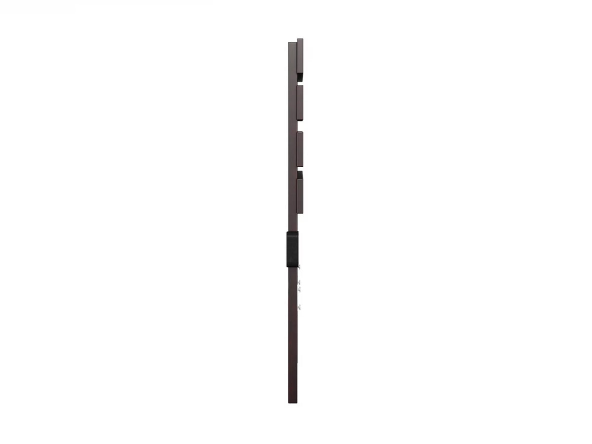 Espresso Twin Wood Panel Headboard with 2 USB Ports D852