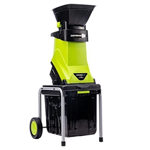 15-Amp Corded Electric Chipper with Collection Bin T474