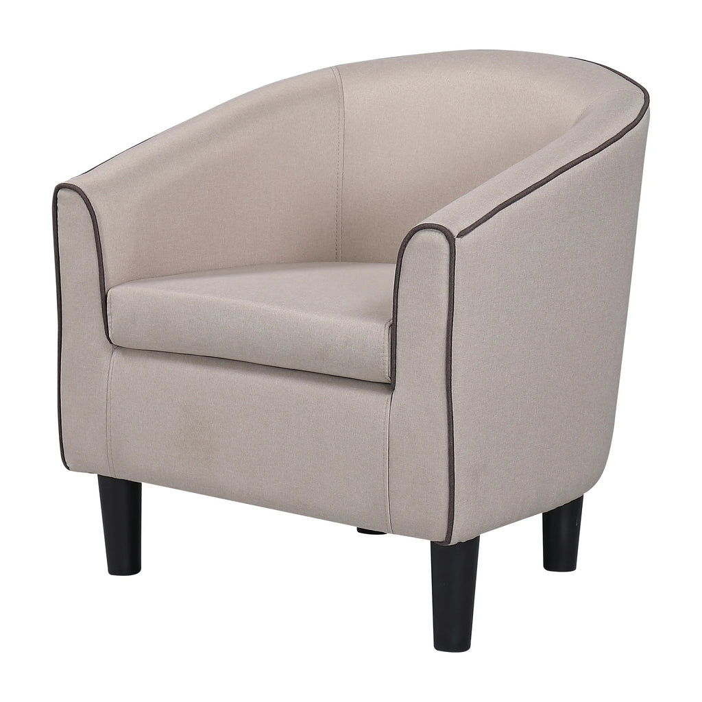Beige Fabric Accent Chair R981352