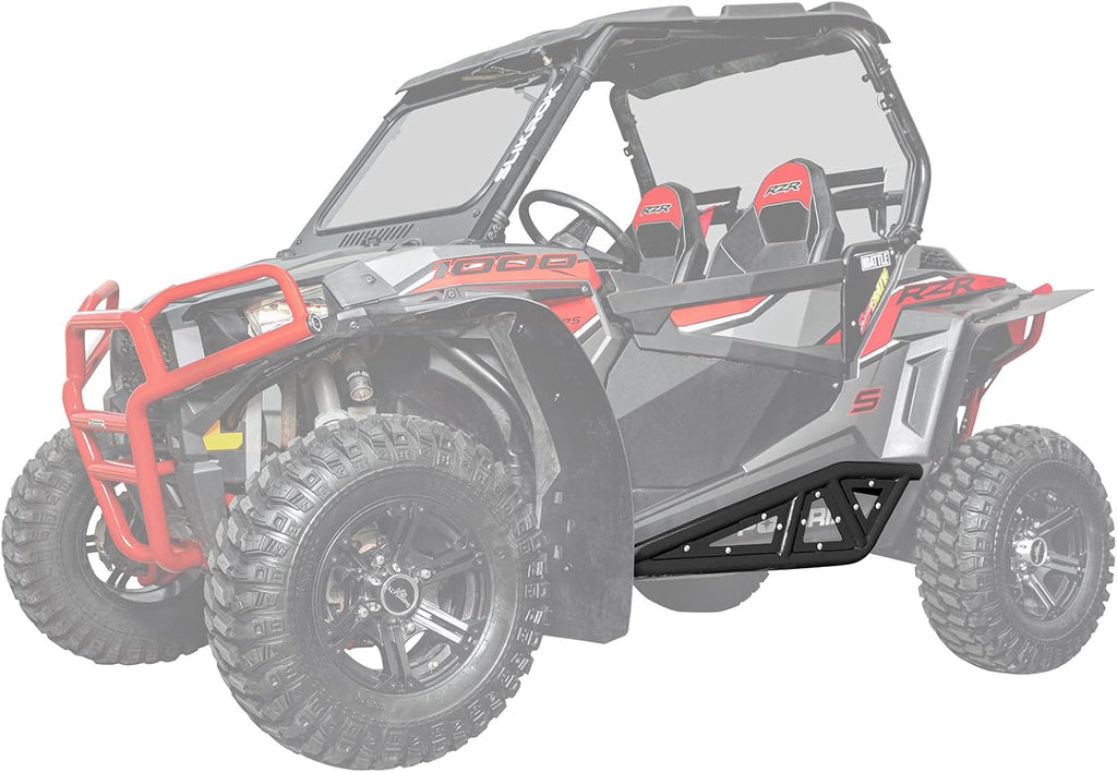 Orange Heavy-Duty Rock Sliders with 1.75" Steel Tubing M37932