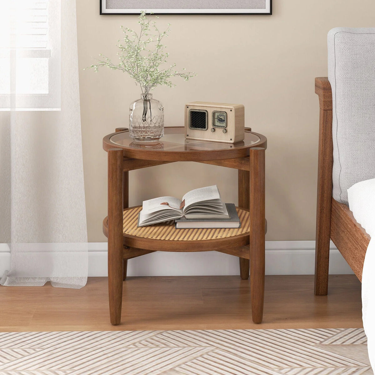 Set of 2 Storage Side Table F841