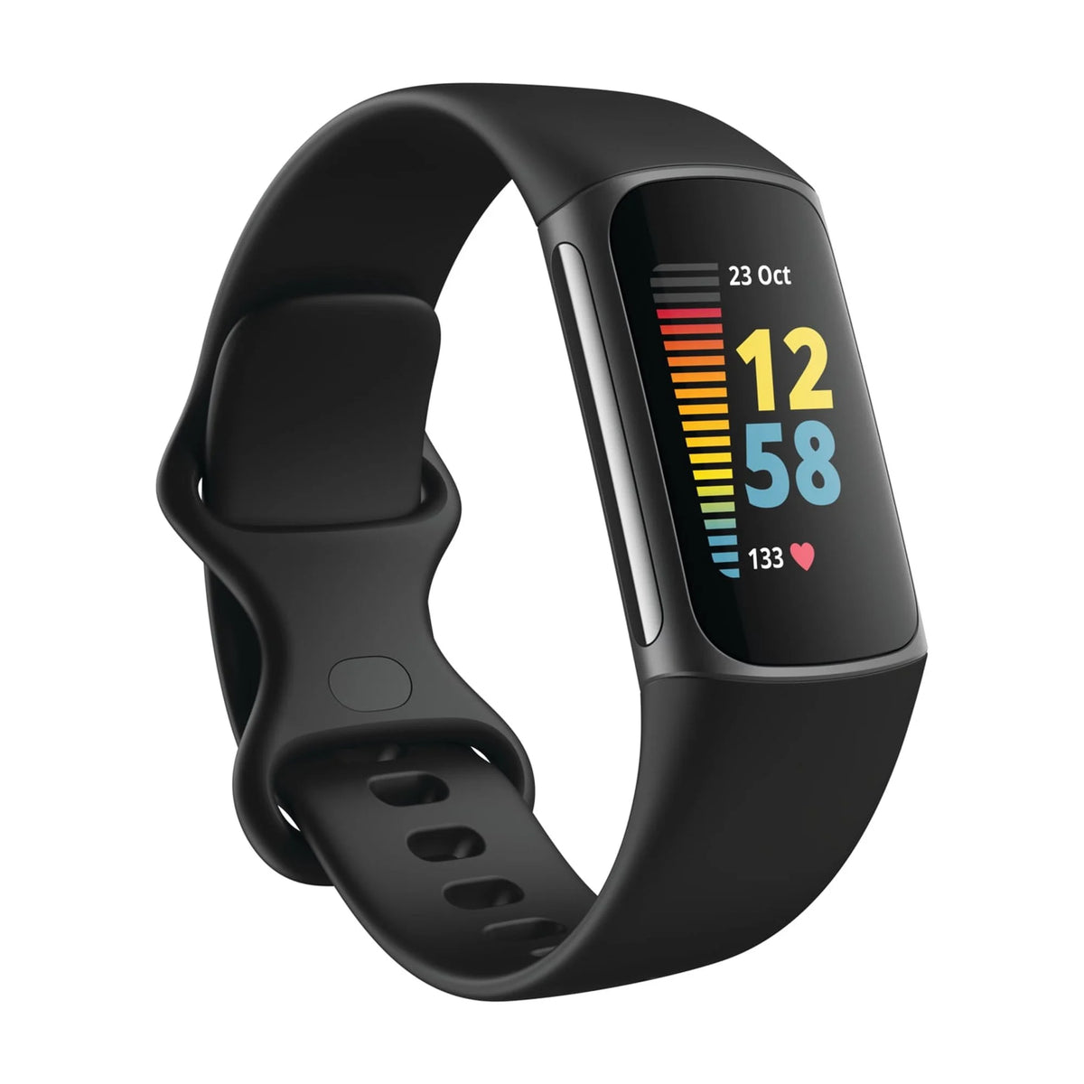 Black/Graphite Stainless Steel Fitness Tracker B900968