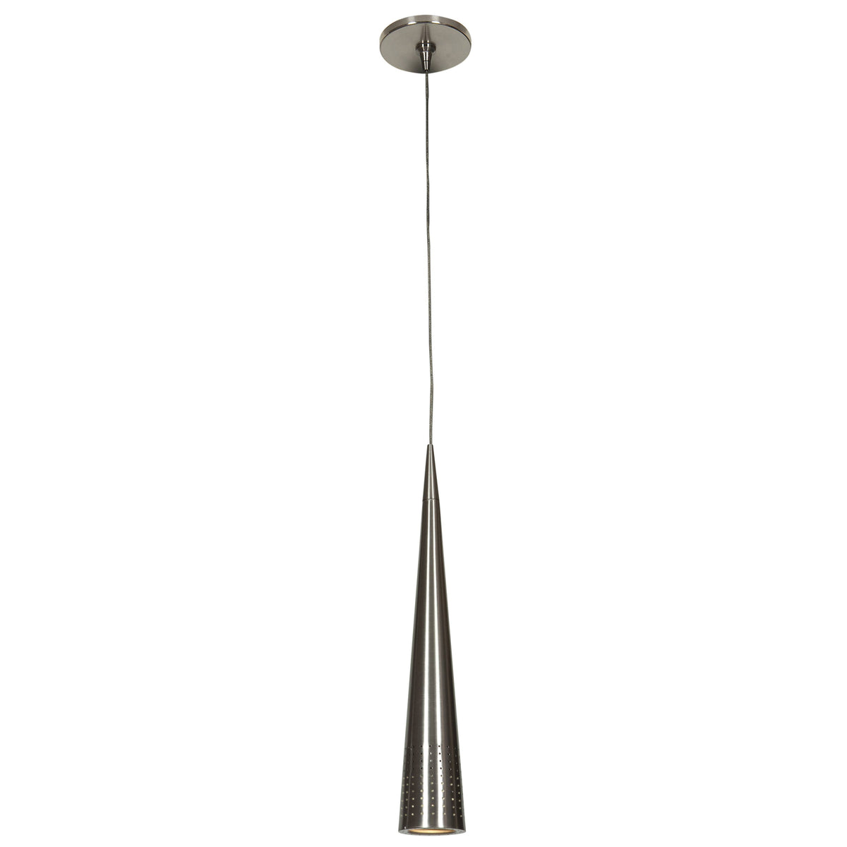 Brushed Steel Pendant Light U6662