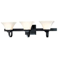 3 Light Bath Black D609