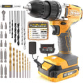 58 Piece 18V Pink Drill Driver & S2 Bit Set Cordless Power Drilling Electric Screwdriver Tool Case Pack of 2 I8204