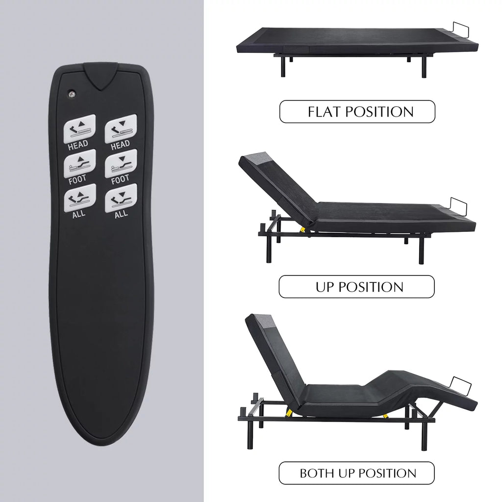 Queen Size Adjustable Bed with Wireless Remote F251441