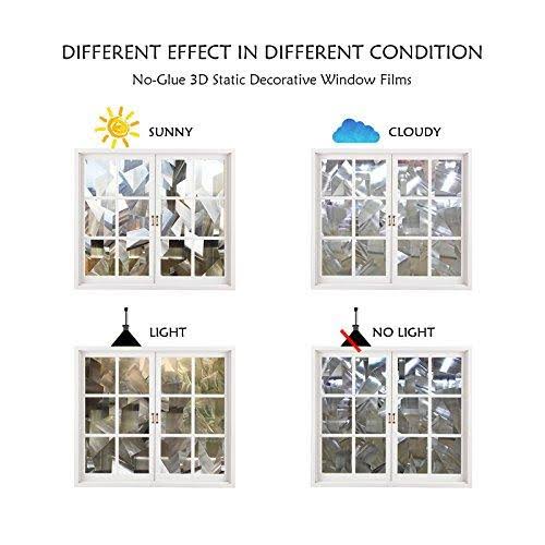 3D Ecology Static Decoration Window Film Glass Stickers, 35.4x78.7 J651602