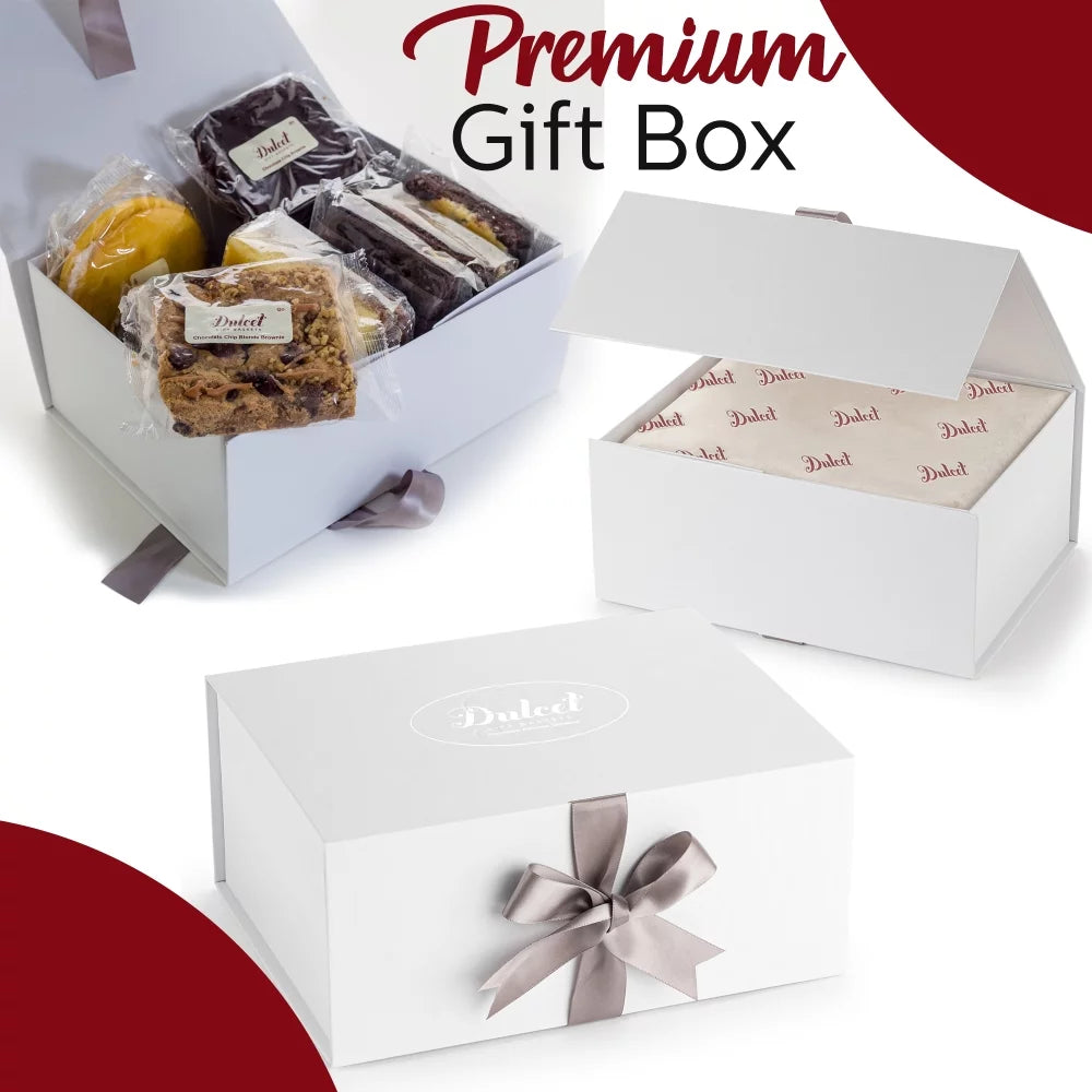 Assorted cookies gift basket with chocolate brownies, rugelach and crumb cake Y13672