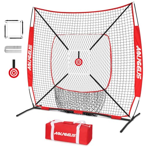 6'X6' Baseball Softball Practice Net with Strike Zone Y526173