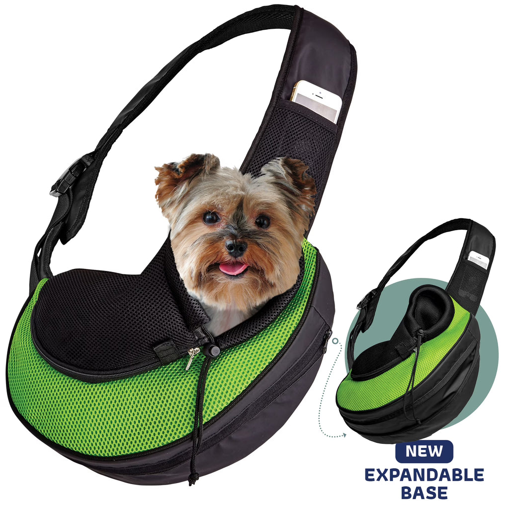 Green Pet Carrier Sling Bag B252174