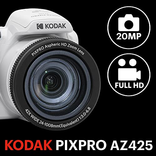 Red 20MP Digital Camera 42X Optical Zoom 24mm Wide Angle 1080P Full HD Video O6927