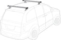 Black Van Rack System 65" Bars E62340