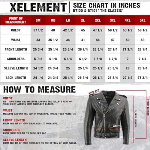 Black High-Grade Leather Motorcycle Biker Jacket with Armor Protection P1372