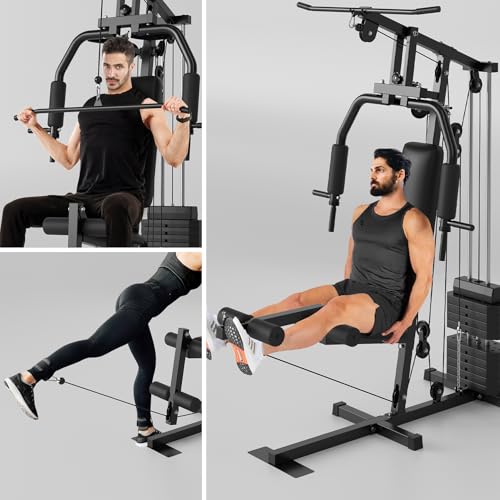 Full Body Workout Station with 100LBS Weight Stack F3706