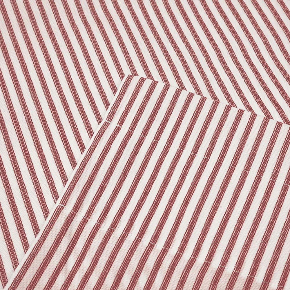 Brick Ticking Stripe Curtain 56" x 36" A117