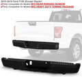 Black Steel Complete Rear Bumper Assembly Q583098