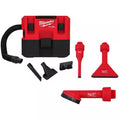 Cordless Wet/Dry Vacuum with 3-Piece Crevice, Nozzle and Brush Kit D850