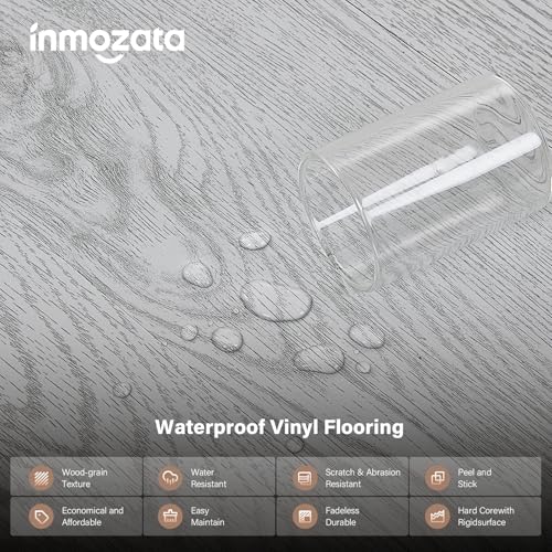 Peel and Stick Floor Tile, 36-Pack Self Adhesive Vinyl Plank Flooring Waterproof Tile Sticker X913262