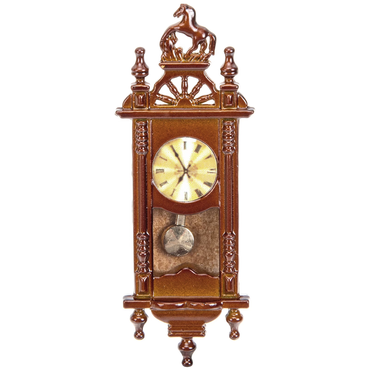 Metal Dollhouse Hanging Clock Toy Doll Furniture G97331