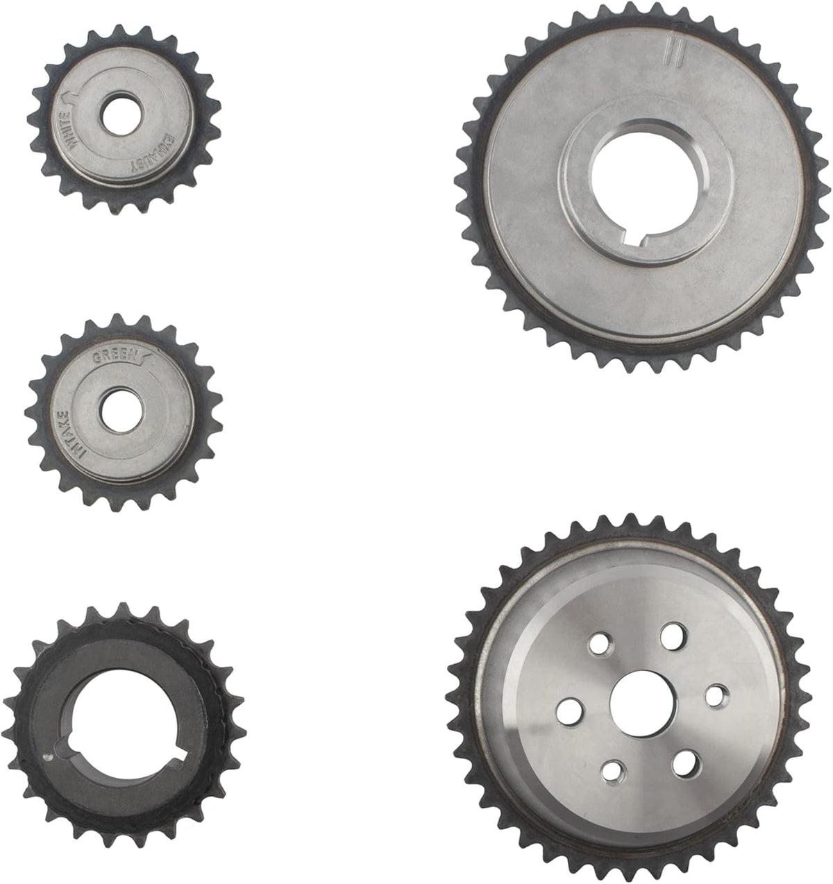 Engine Timing Chain Kit with Chain Guide Tensioner Sprocket O42021