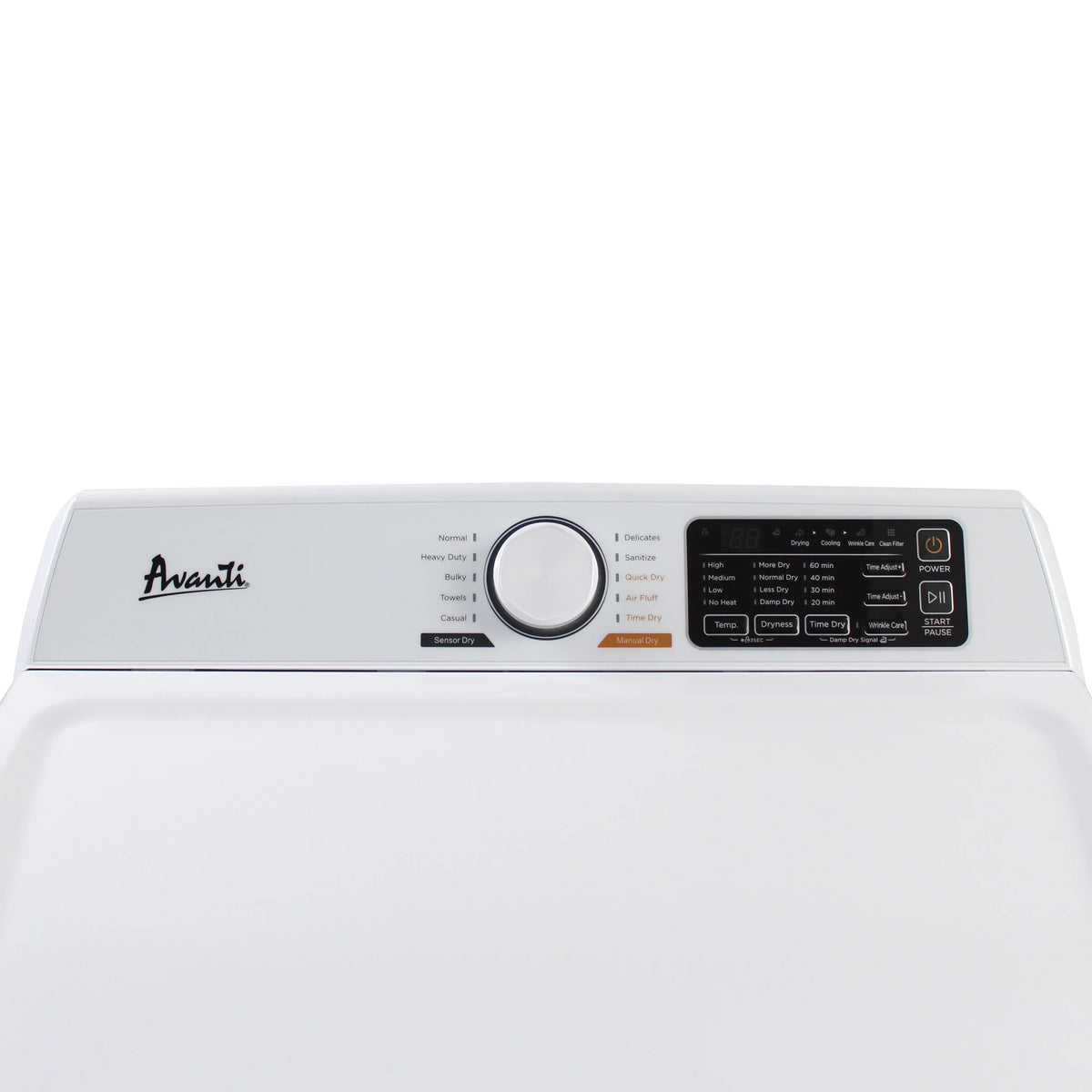 Front Load Electric Clothes Dryer 7.0 Cu. ft. White S3927