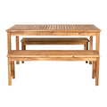 Acacia Wood 3-Piece Patio Dining Set D919