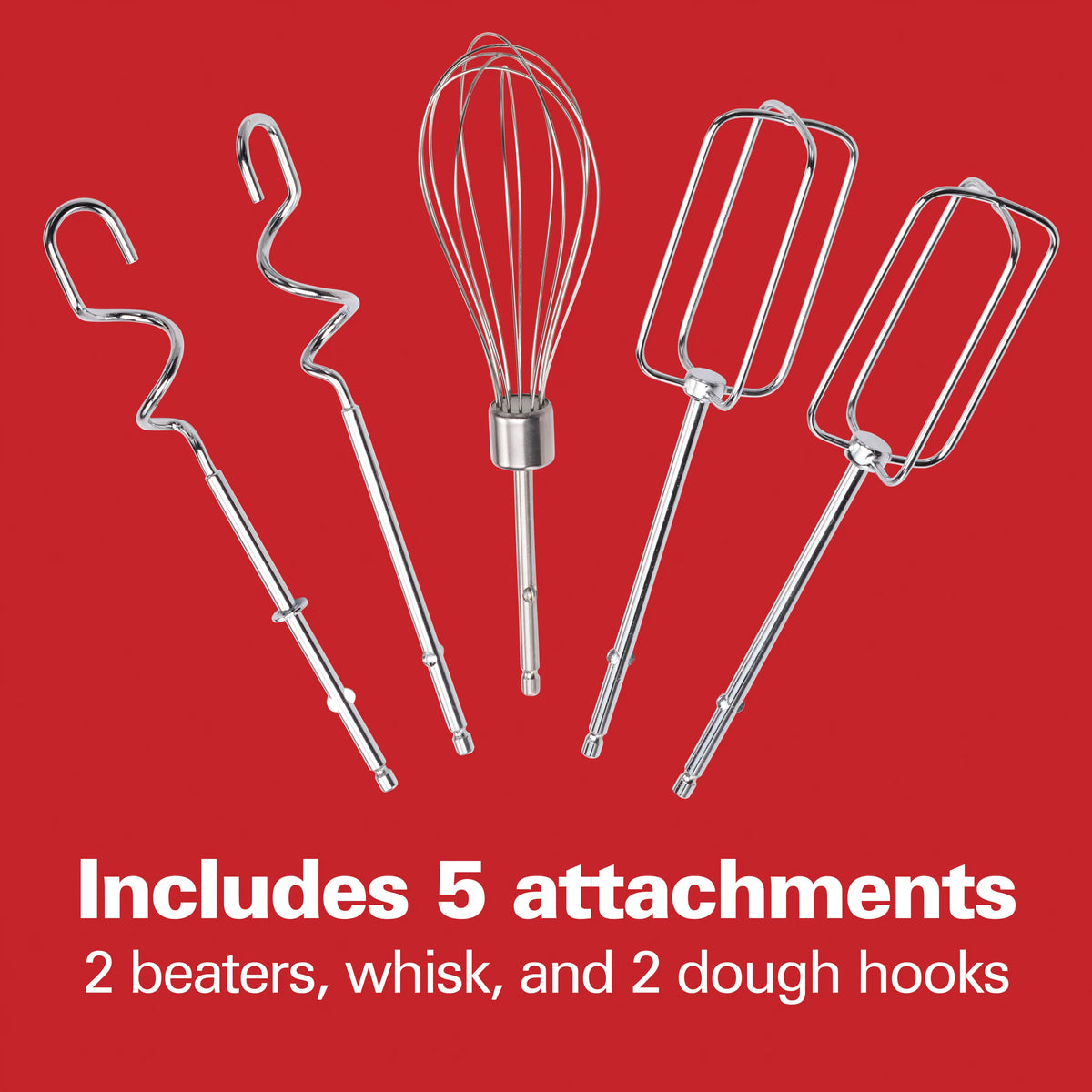 Restored Hand Mixer Stainless Steel 300 Watts E37461