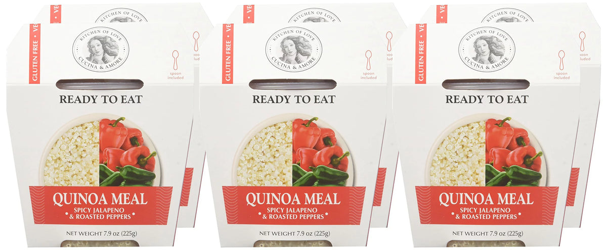 Quinoa Meal Spicy Jalapeno & Roasted Peppers 7.9 OZ Pack of 6 T6503