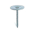 8 inch Electro Galvanized Metal Round Cap Roofing Nails 25 lb. N5565
