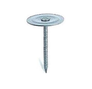 8 inch Electro Galvanized Metal Round Cap Roofing Nails 25 lb. N5565