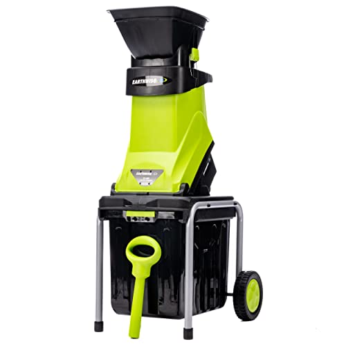 15-Amp Corded Electric Chipper with Collection Bin T474
