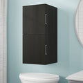 Black Wood Linen Cabinet I10449