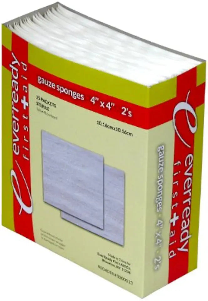 Sterile Gauze Sponges 4" x 4" 8 Ply Case of 600 K429