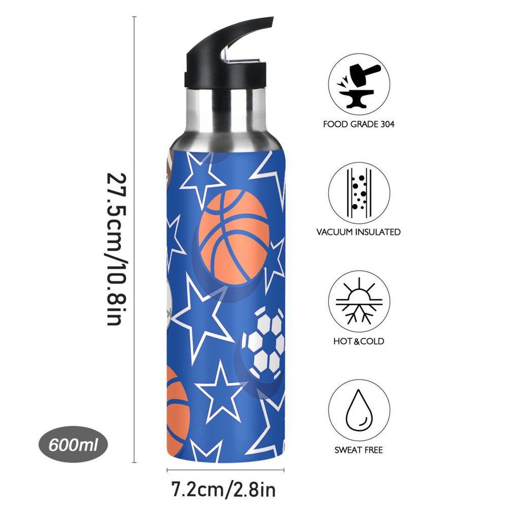 Stainless Steel Insulated Water Bottle with Straw Lid S148