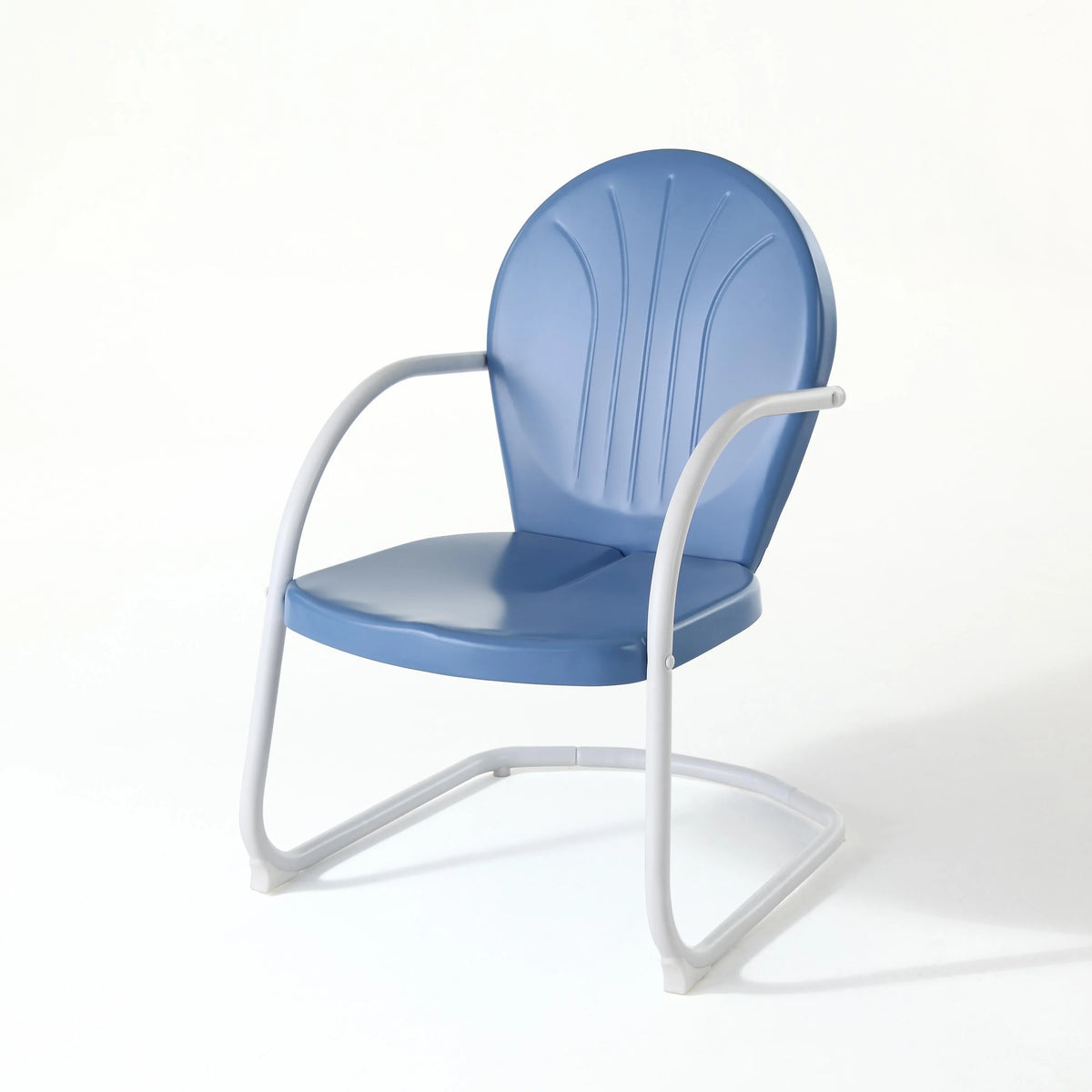 Aqua Metal Outdoor Patio Chair Y86497