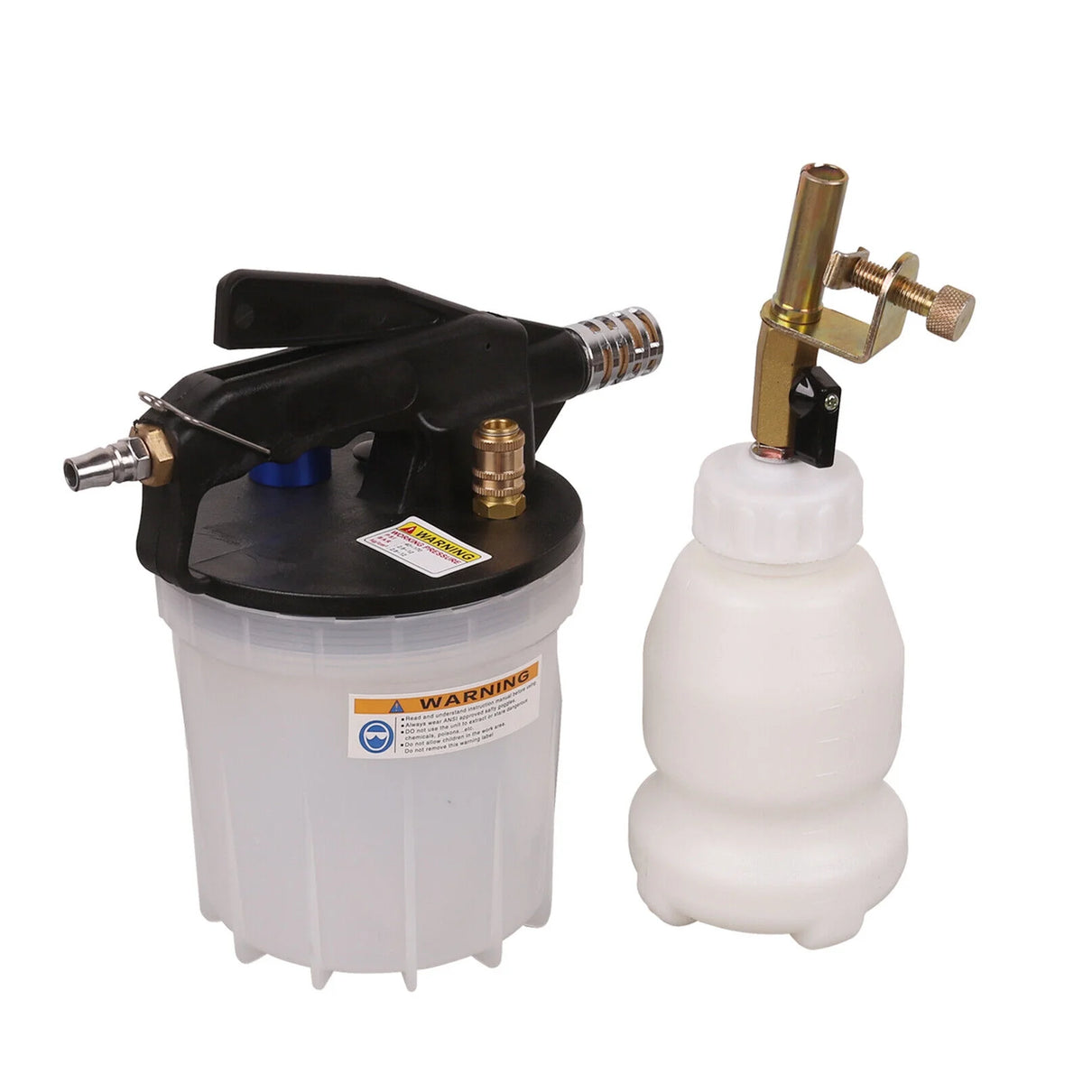 Pneumatic Auto Vacuum Brake Fluid Bleeder Extractor Pump Tool Kit 2L D700016