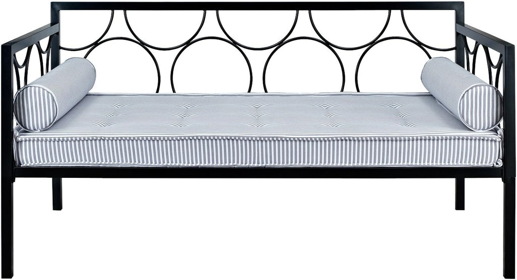 White Metal Daybed Frame Sofa Bed Twin Size K64726
