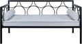 White Metal Daybed Frame Sofa Bed Twin Size K64726